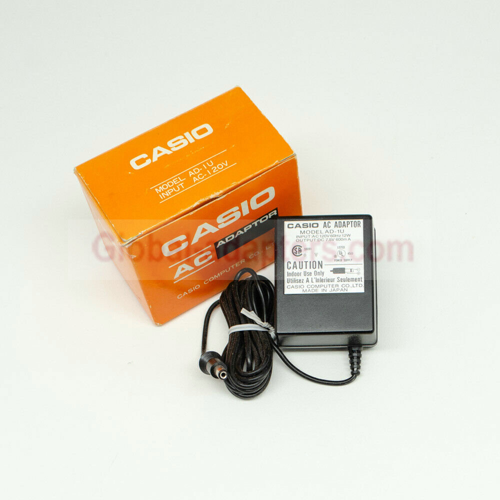 New 7.5V Casio AD-IU Power Supply Ac Adapter